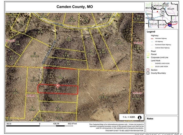 5.00 Copper Head Holler, Roach, MO 65787