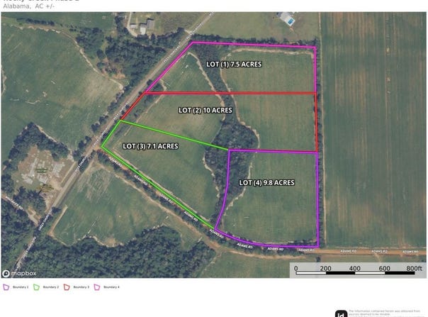 Lot 4 Adams Road, Ashford, AL 36312