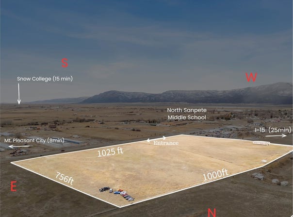 RACE TRACK Rd, Moroni, UT 84646