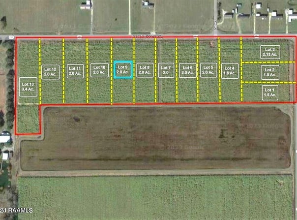2700 Blk Peach Bloom Highway lot: 9, Church Point, LA 70525