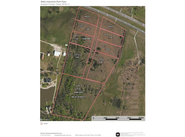 US 82 lot: -3, Bells, TX 75414