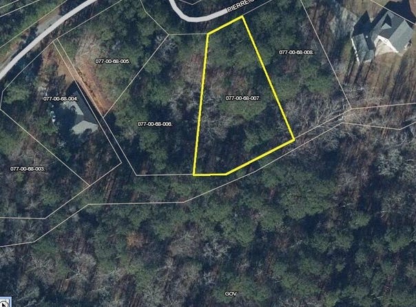 206 Pierre Circle lot: 077-00-68-009., McCormick, SC 29835