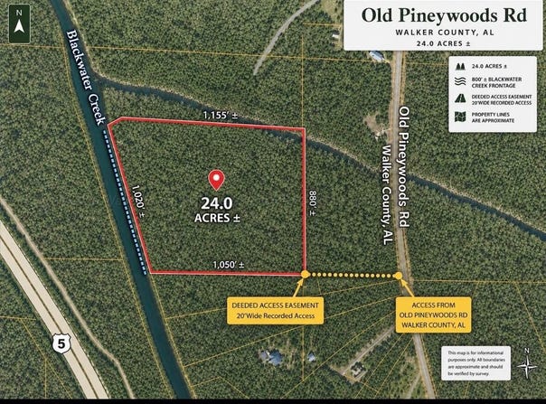 0 OLD PINEYWOODS Rd, Jasper, AL 35504
