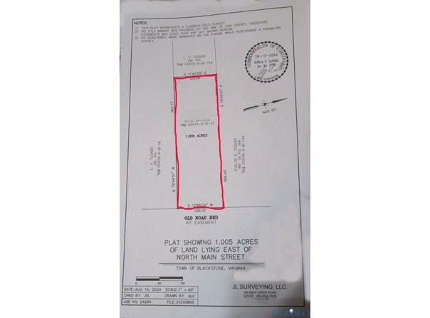 Old Cox Road lot: 6, Blackstone, VA 23824