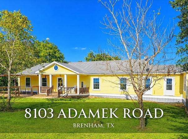 8103 Adamek Road, Brenham, TX 77833