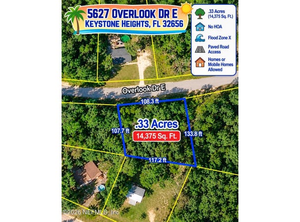5627 OVERLOOK Drive E, Keystone Heights, FL 32656