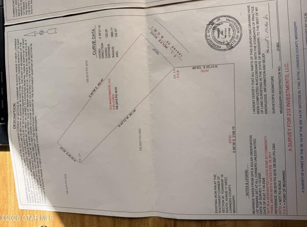 Wolfe lot 1 Road, Columbus, MS 39705