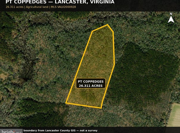 PTCOPPEDGES26.311AC, LANCASTER, VA 22503