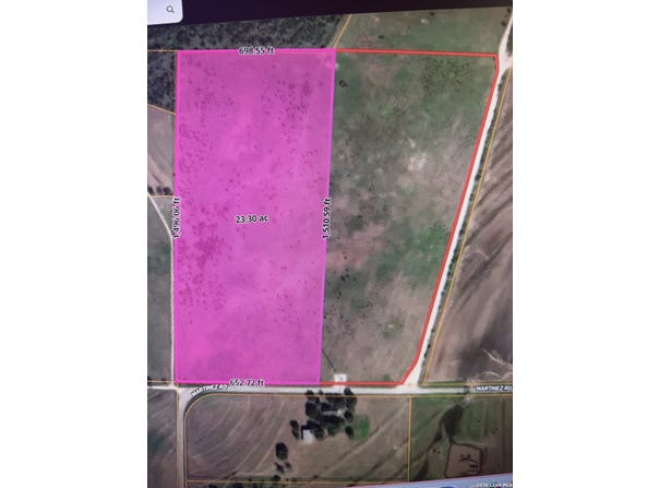 23.3 AC +/- Martinez Rd, Yoakum, TX 77995