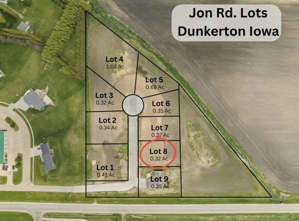 Jon Road lot: 8, Dunkerton, IA 50625