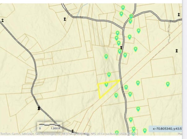 Map4 lot2 Back Road, Shapleigh, ME 04076