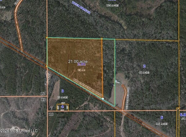 21 Acres Broome School Road, Perkinston, MS 39573