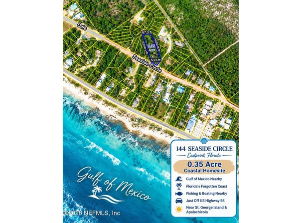 144 SEASIDE Circle, Eastpoint, FL 32328
