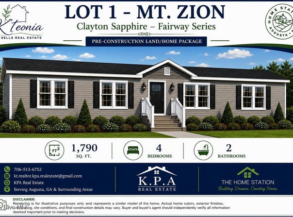 456 Mt Zion Road, Trenton, SC 29847