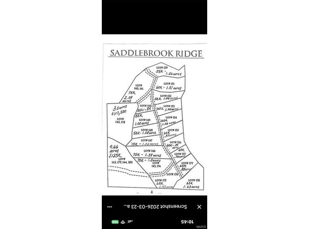 SADDLEBROOKE RIDGE lot: 153, Jackson, MO 63755