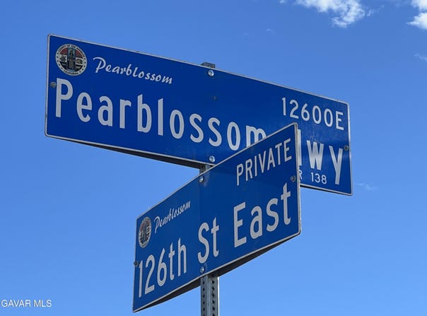 Vic 126 Ste, Pearblossom, CA 93553