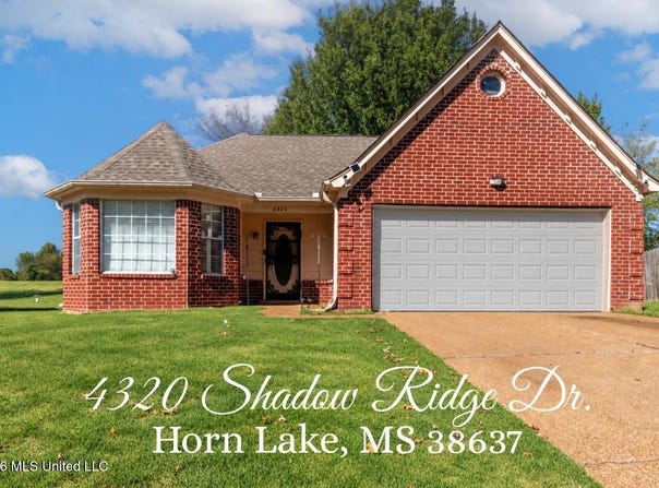 4320 Shadow Ridge Drive, Horn Lake, MS 38637