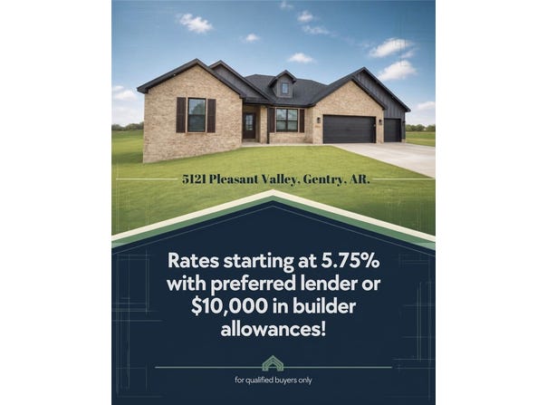 5121 S Pleasant Valley, Gentry, AR 72734
