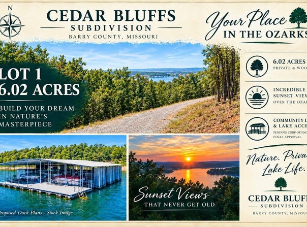Cedar Bluff Lane lot: 1, Shell Knob, MO 65747