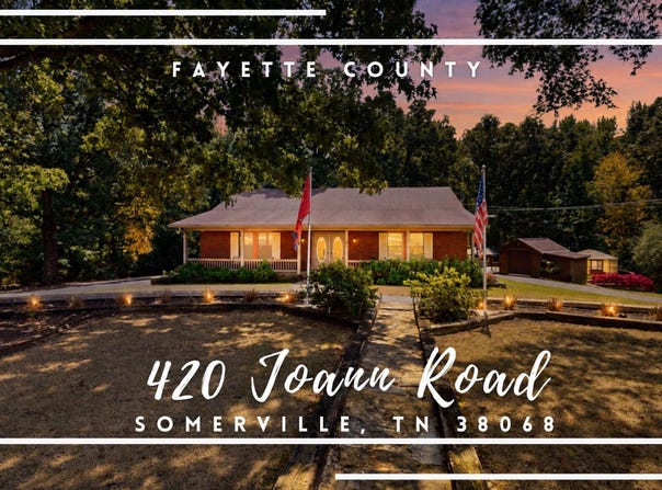 420 JOANN Rd, Somerville, TN 38068