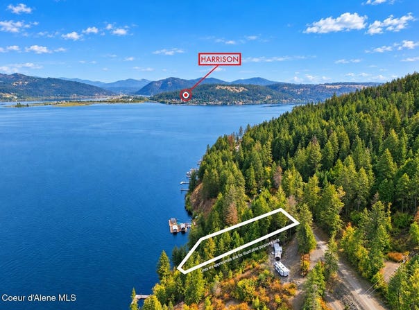 90Ft Waterfront Lot, Cottonwood Bay Ln, Worley, ID 83876
