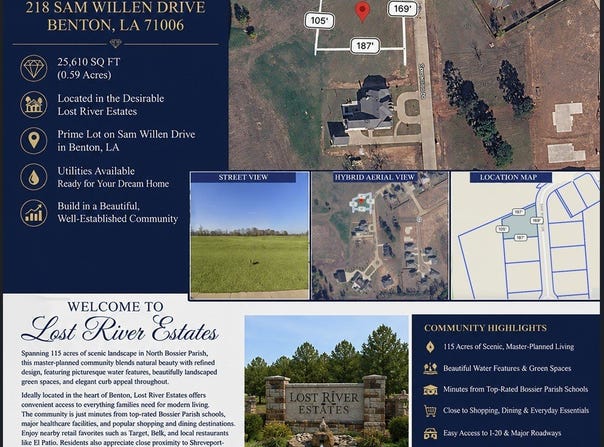 218 Sam Willen Drive, Benton, LA 71006