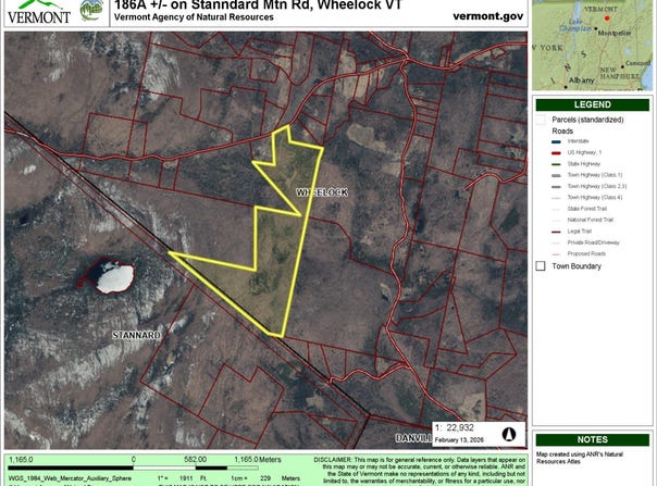 Stannard Mountain Road, Wheelock, VT 05851