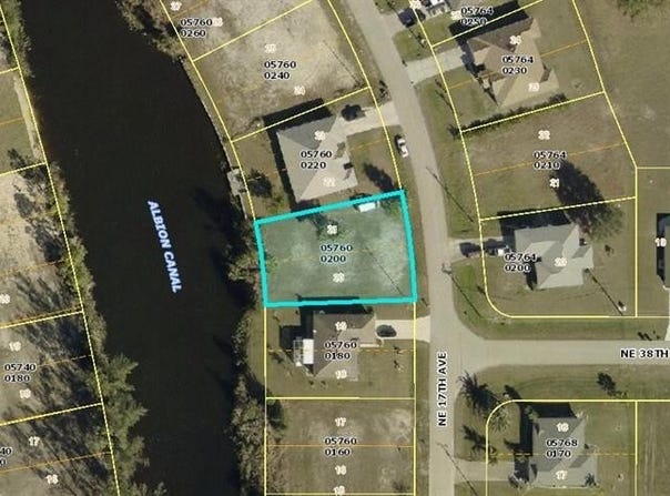 3820 NE 17th Ave lot: 20, CAPE CORAL, FL 33909