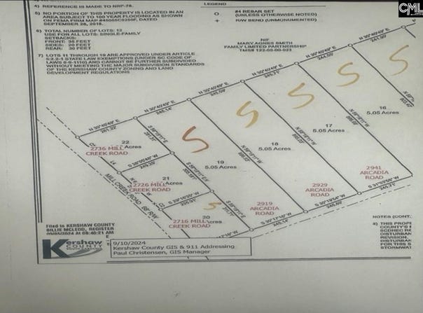 2736 Mill Creek Road, Bethune, SC 29009
