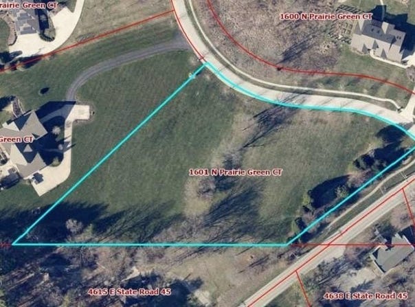 1601 N Prairie Green Court lot: 12, Bloomington, IN 47408