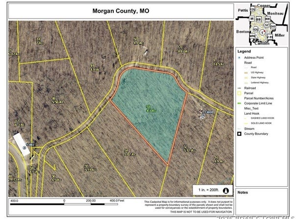 4.70 ac Critter Pass, Versailles, MO 65084