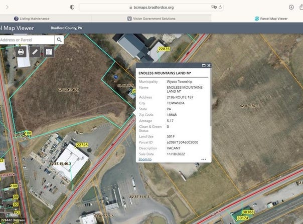 Rt 187 & Lake rd, Towanda, PA 18848