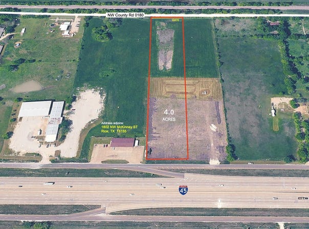 TBD 4.0 acs Interstate 45 Highway, Rice, TX 75155