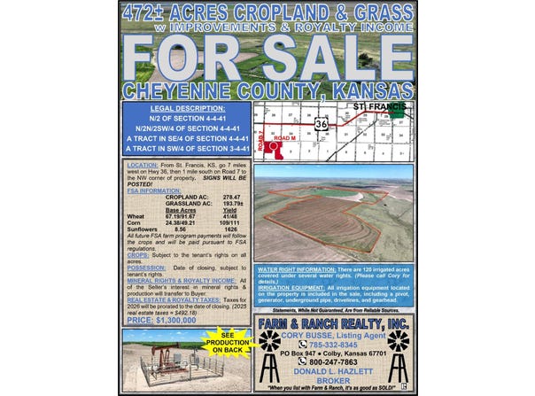 715 ROAD M, Saint Francis, KS 67756