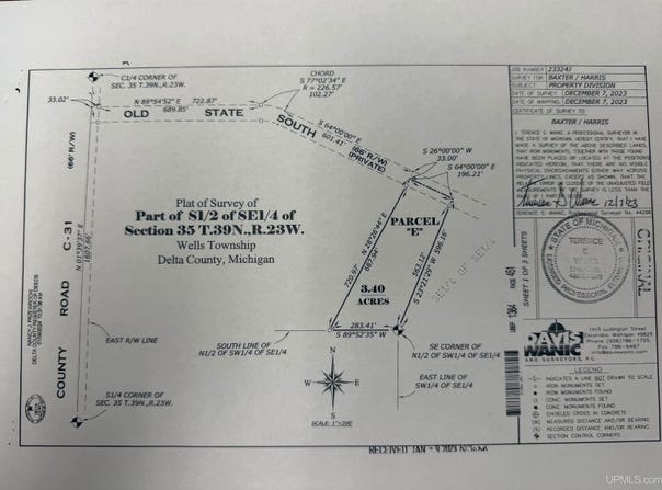 Old State S Road, Escanaba, MI 49829