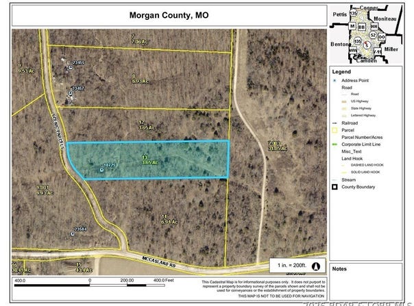3.65 ac Scenic Parcels Drive, Versailles, MO 65084