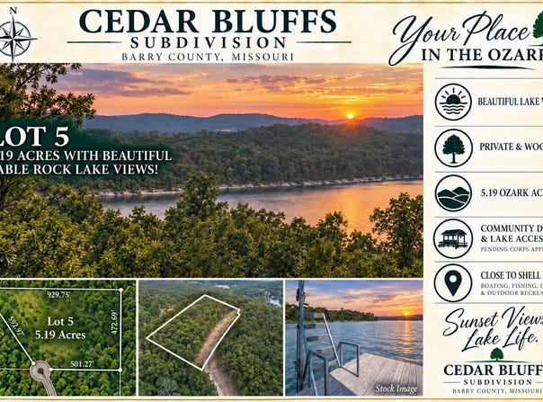Cedar Bluff Lane lot: 5, Shell Knob, MO 65747