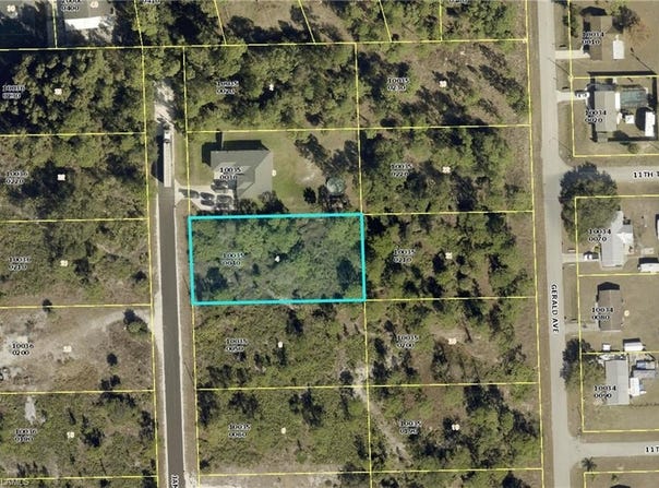 1116 James Ave lot: 4, LEHIGH ACRES, FL 33936