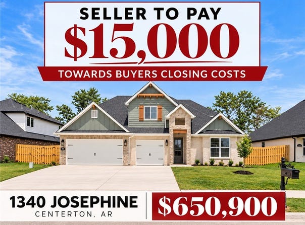 1340 Josephine Drive, Centerton, AR 72719
