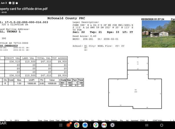 325 S Cliffside Drive, Noel, MO 64854