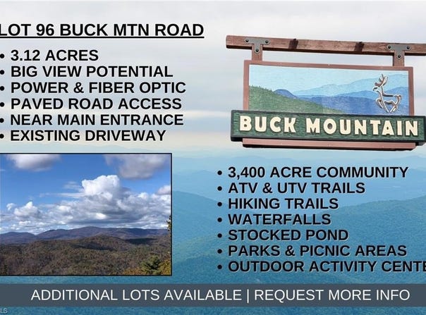 Buck Mountain Road lot: 96, Purlear, NC 28665