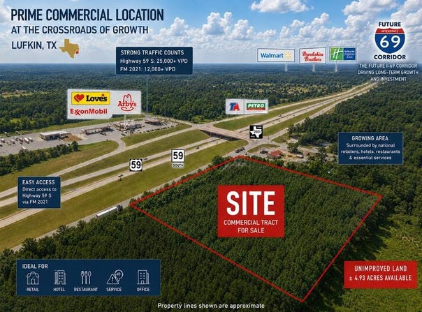 L17056 HWY 59 S, Lufkin, TX 75901