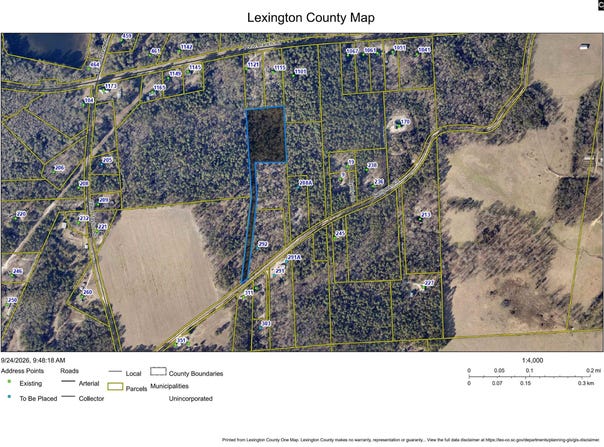 Sampson Road, Gilbert, SC 29054