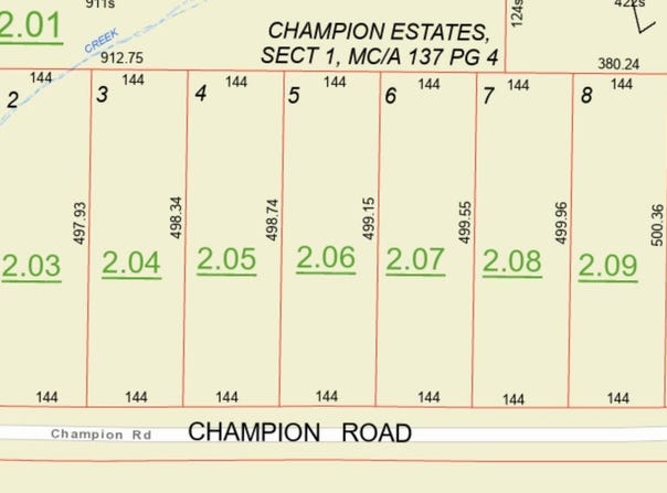 CHAMPION ROAD lot: 1, ONEONTA, AL 35121