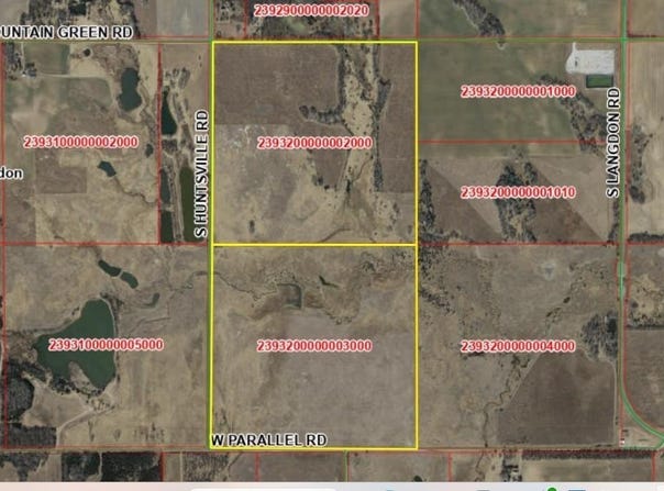 W Parallel Rd & Fountain Green Rd, Langdon, KS 67583