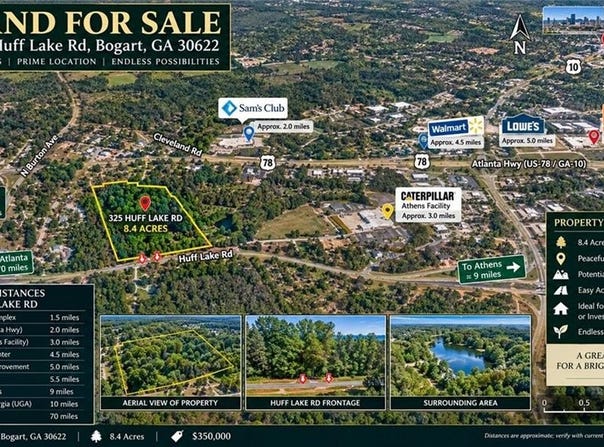 325 Huff Lake Road, Bogart, GA 30622
