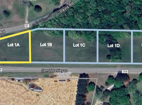 Lot 1A Sam T Barkley Dr, New Albany, MS 38652