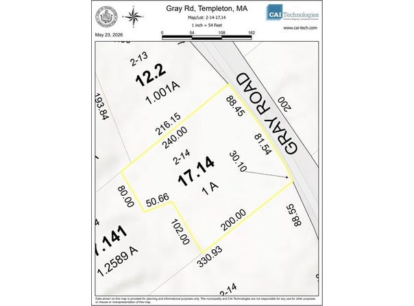 Gray Road, Templeton, MA 01468