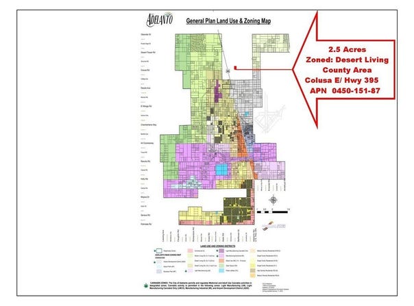 Colusa E 395 - 2.5ac Road, Adelanto, CA 92301