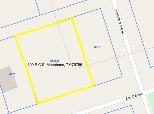 809 E C St, Monahans, TX 79756